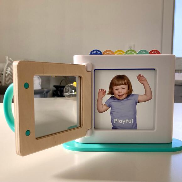 Lovevery Emotion Match Mirror and Card Set - Picture 1 of 4